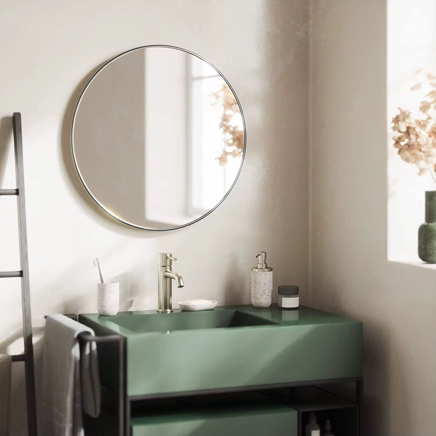 Nova Round Mirror